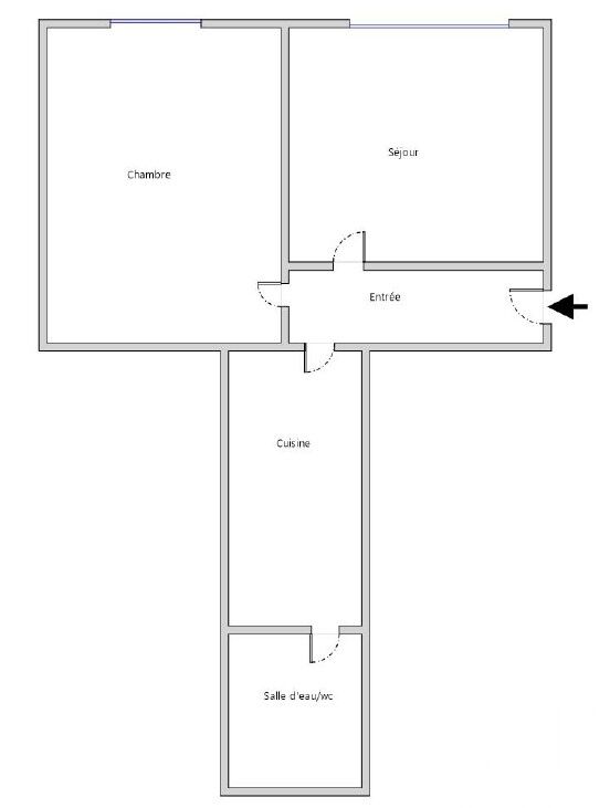 Appartement 2 Pièce(s) Nice