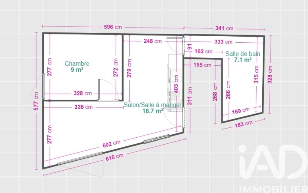Maison de ville 3 Pièce(s) Hauts de Bienne