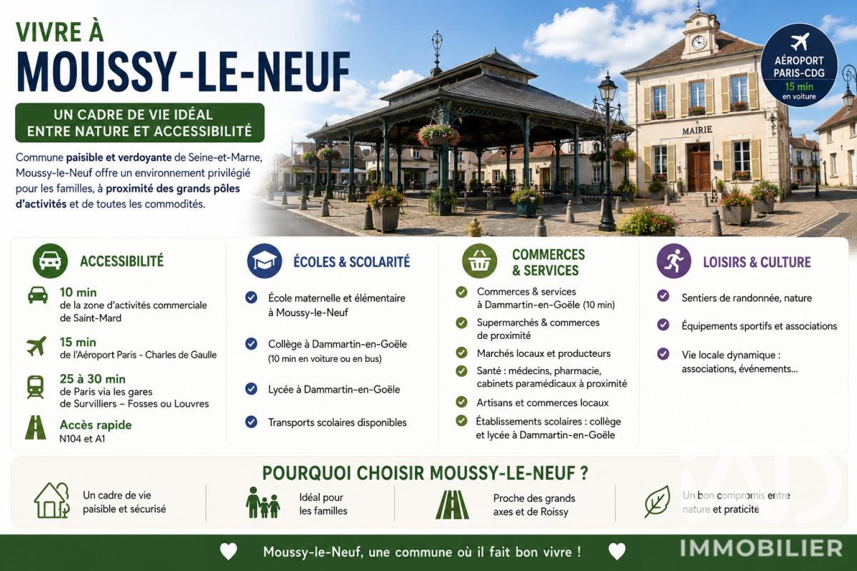 Maison 4 Pièce(s) Moussy-le-Neuf - Photo 12