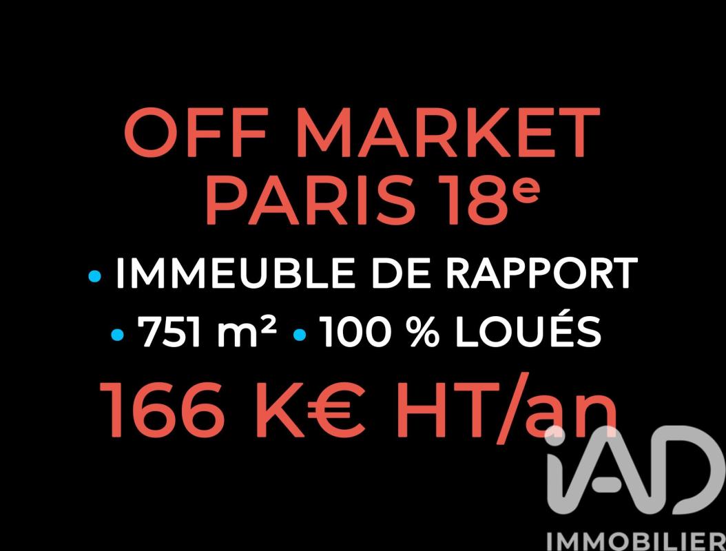 Immeuble  Paris 18eme Arrondissement