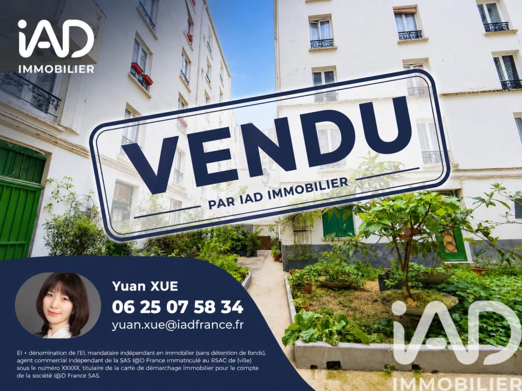Appartement 1 Pièce(s) Paris 11eme Arrondissement