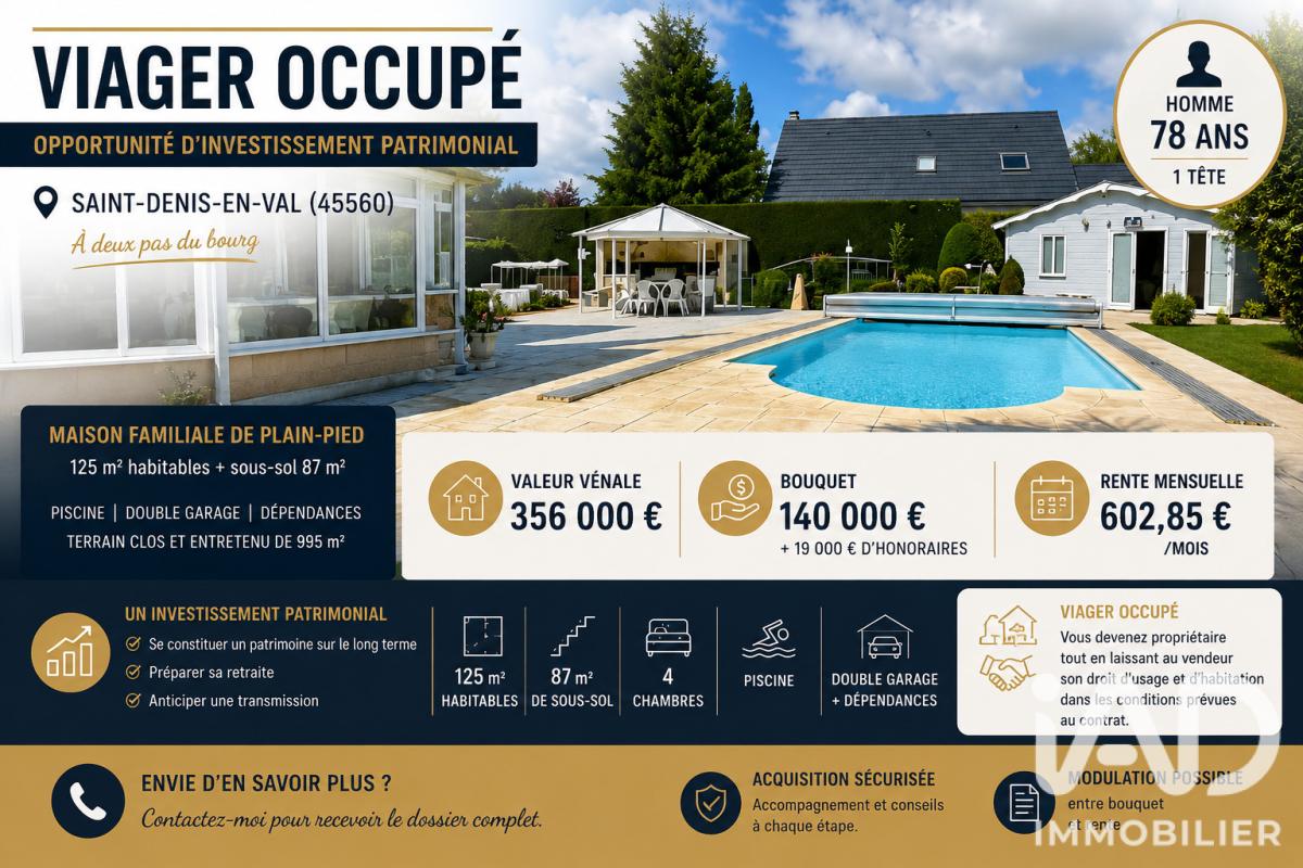 Maison 7 Pièce(s) Saint-Denis-en-Val