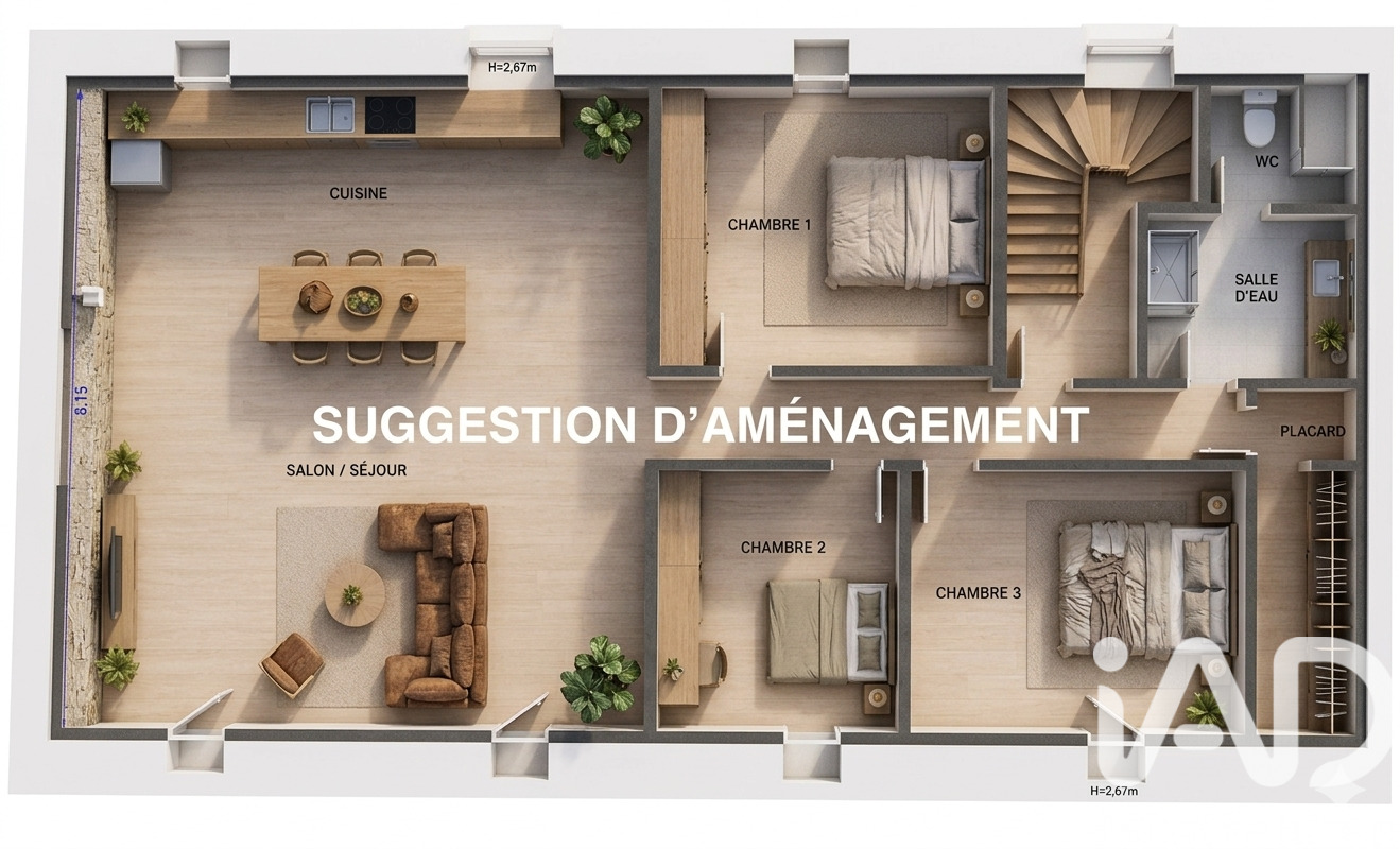 Loft 4 Pièce(s) Betton