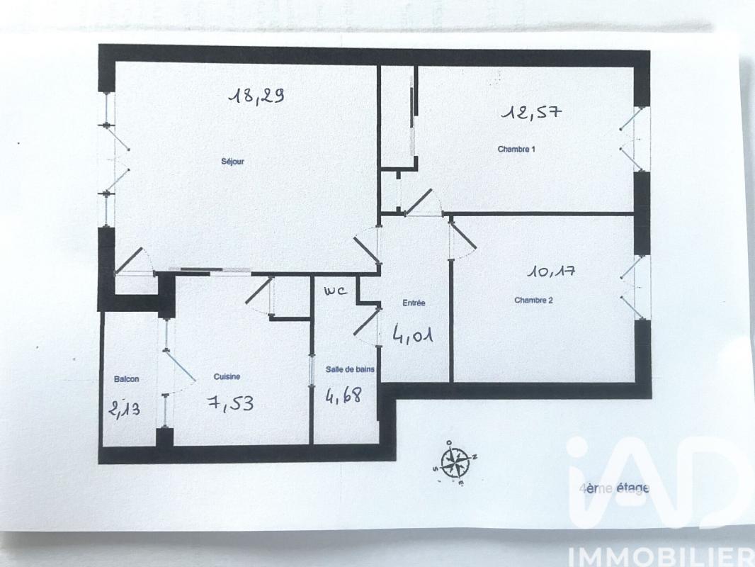 Appartement 3 Pièce(s) La Tronche - Photo 2