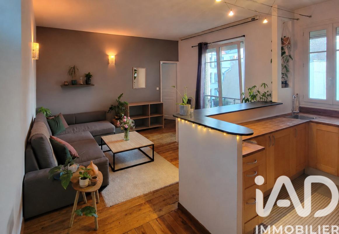Appartement 2 Pièce(s) Paris 18eme Arrondissement