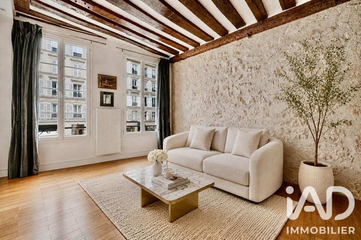 Appartement 2 Pièce(s) Paris 4eme Arrondissement