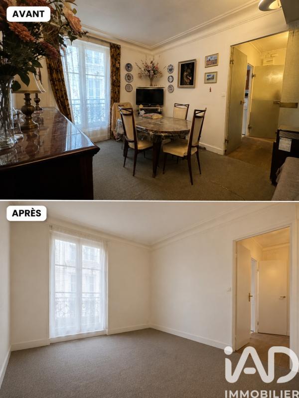 Appartement 2 Pièce(s) Paris 18eme Arrondissement
