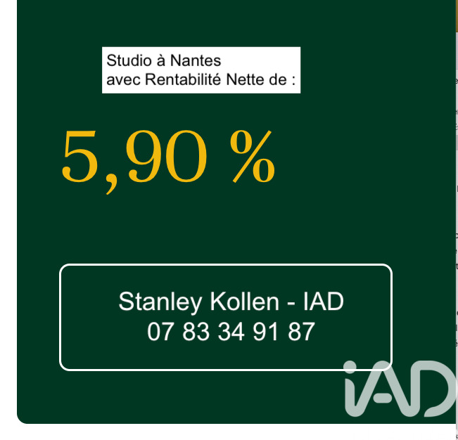 Appartement 2 Pièce(s) Nantes