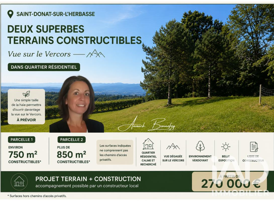 Terrain  Saint-Donat-sur-l'Herbasse