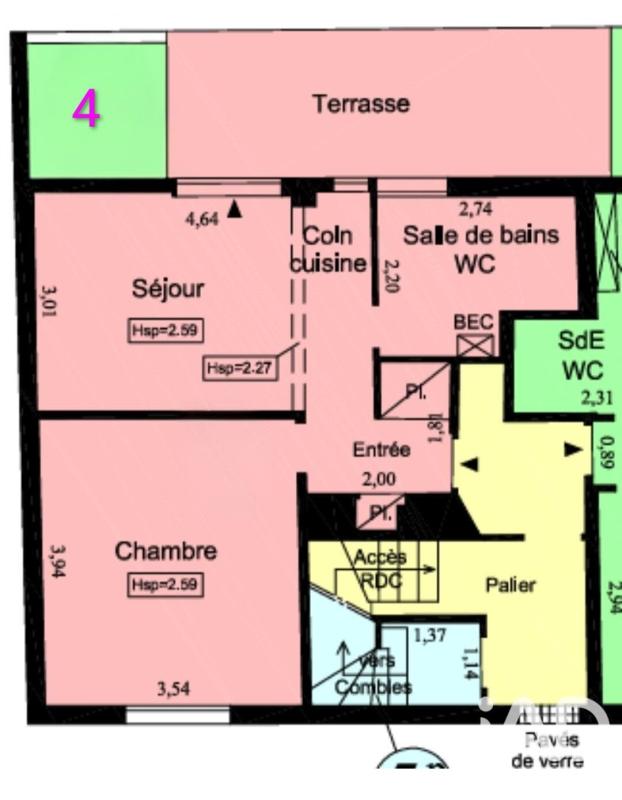 Appartement 2 Pièce(s) Livry-Gargan