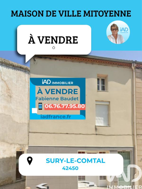 Maison de ville 4 Pièce(s) Sury-le-Comtal