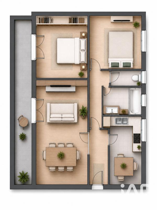 Appartement 3 Pièce(s) Saint-Mandrier-sur-Mer