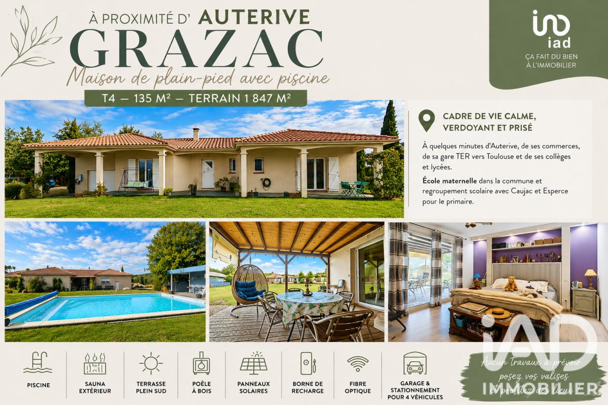 Maison 4 Pièce(s) Grazac - Photo 1
