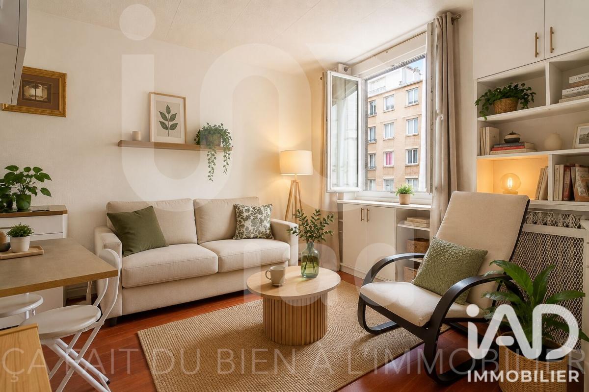 Appartement 2 Pièce(s) Paris 18eme Arrondissement
