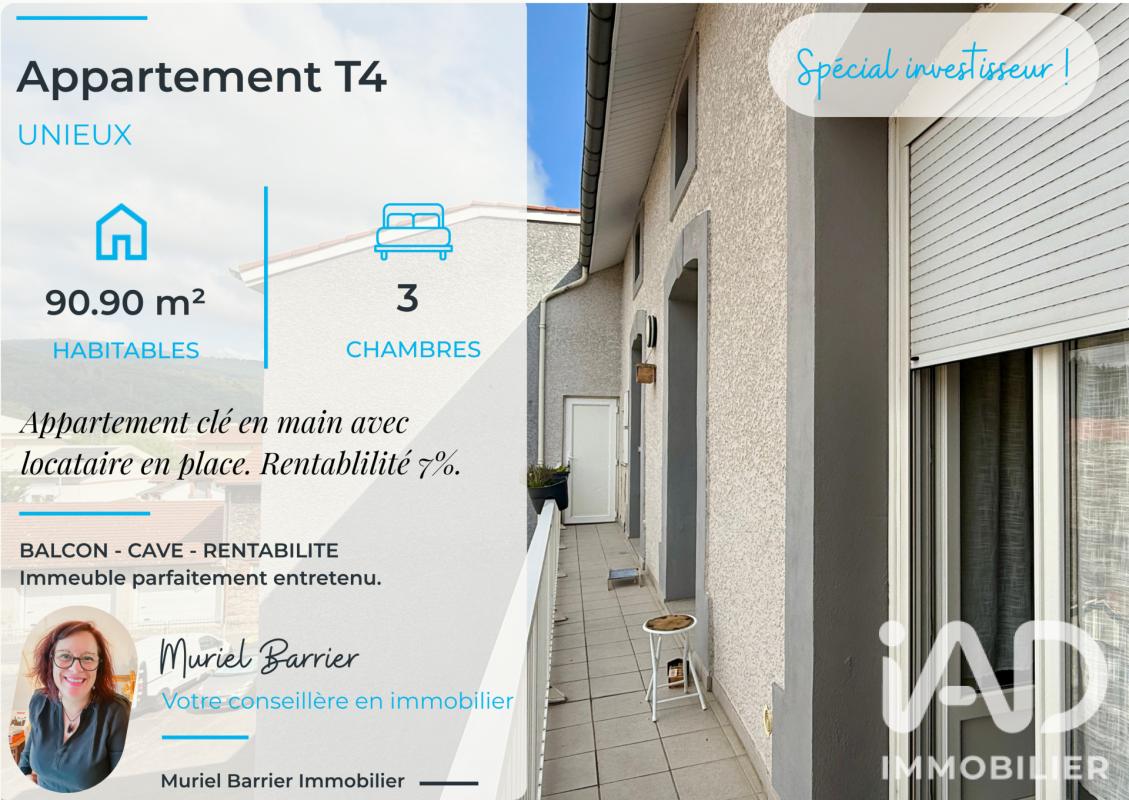 Appartement 4 Pièce(s) Unieux - Photo 1