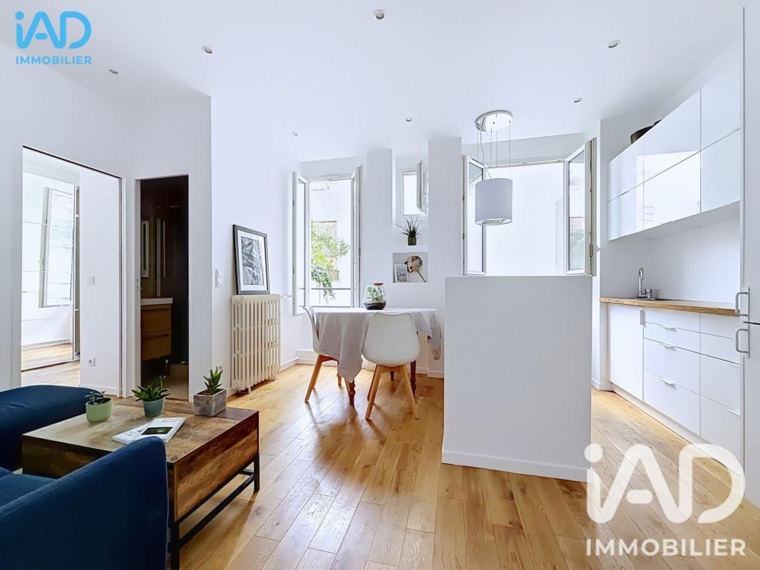 Appartement 2 Pièce(s) Paris 20eme Arrondissement