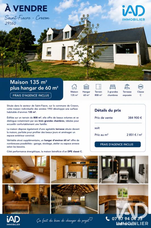 Maison traditionnelle 7 Pièce(s) Crozon