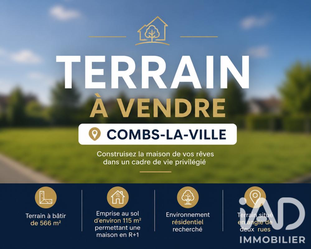 Terrain  Combs-la-Ville
