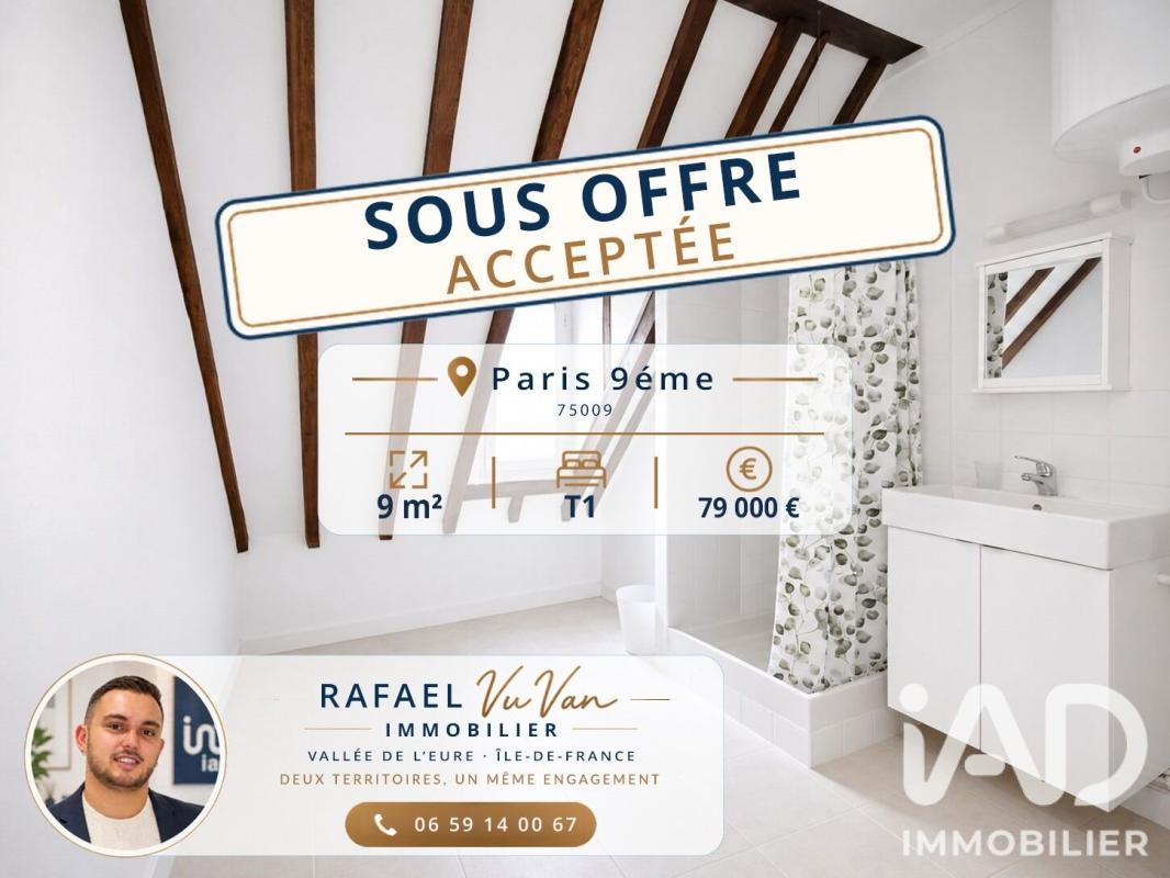 Appartement 1 Pièce(s) Paris 9eme Arrondissement