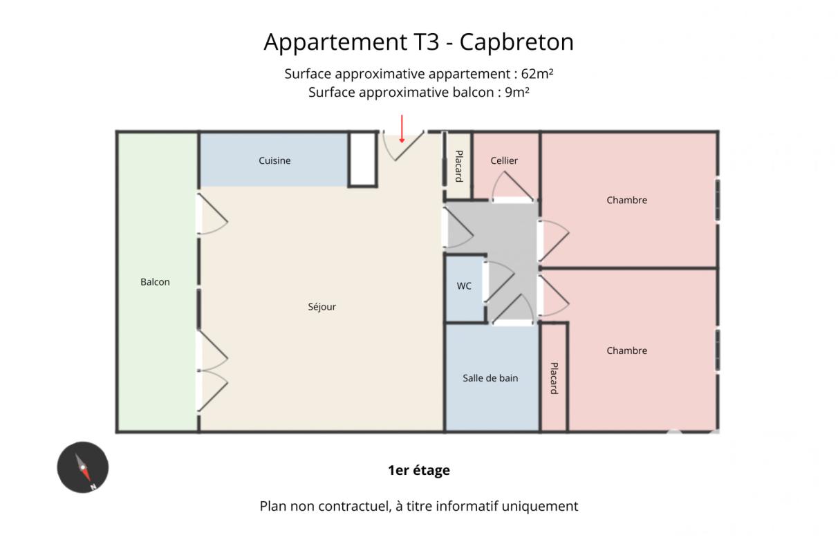 Appartement 3 Pièce(s) Capbreton - Photo 11