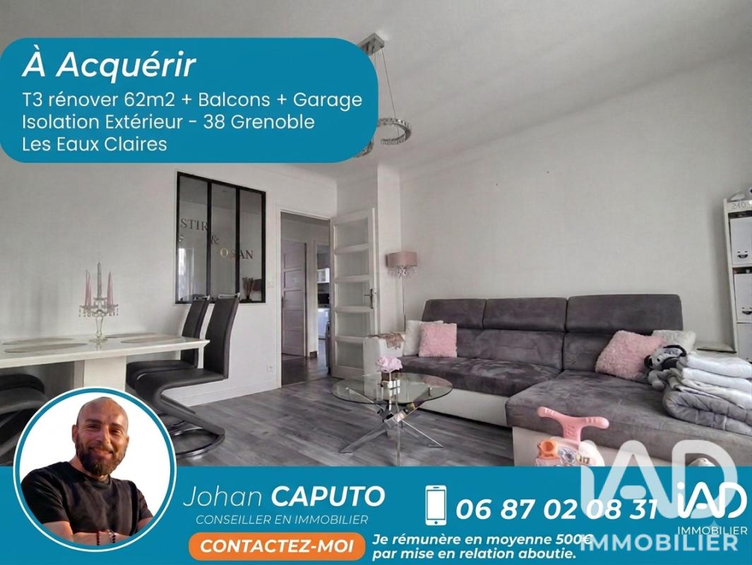 Appartement 3 Pièce(s) Grenoble