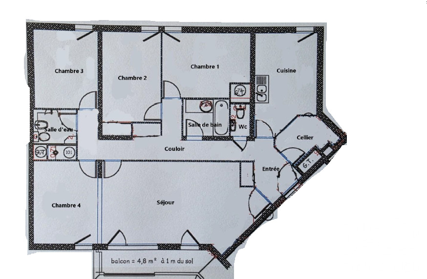 Appartement 5 Pièce(s) Évry-Courcouronnes - Photo 14