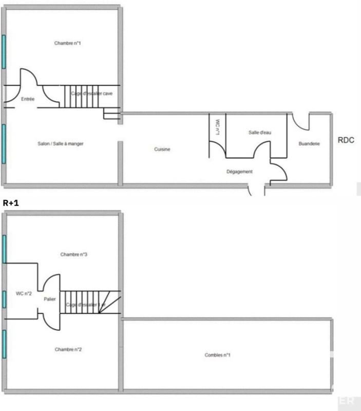 Maison 4 Pièce(s) Rouillé - Photo 16