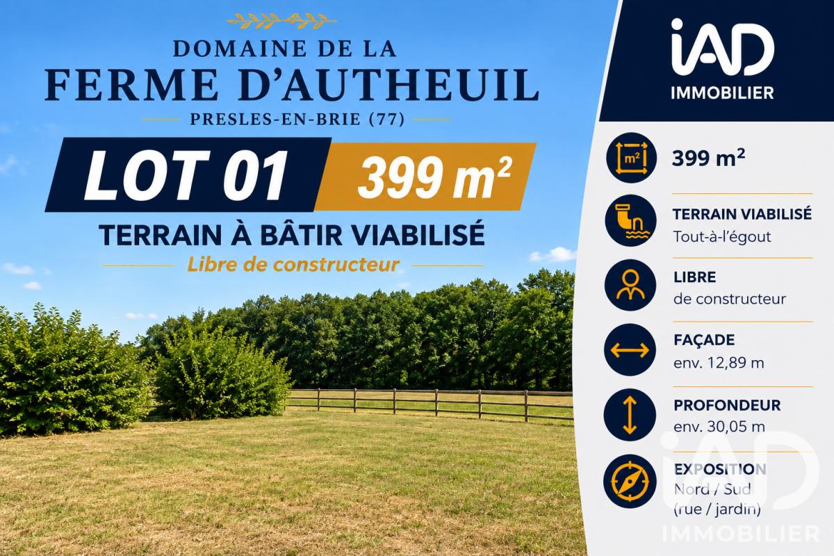Terrain  Presles-en-Brie