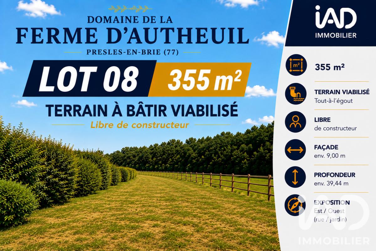 Terrain  Presles-en-Brie
