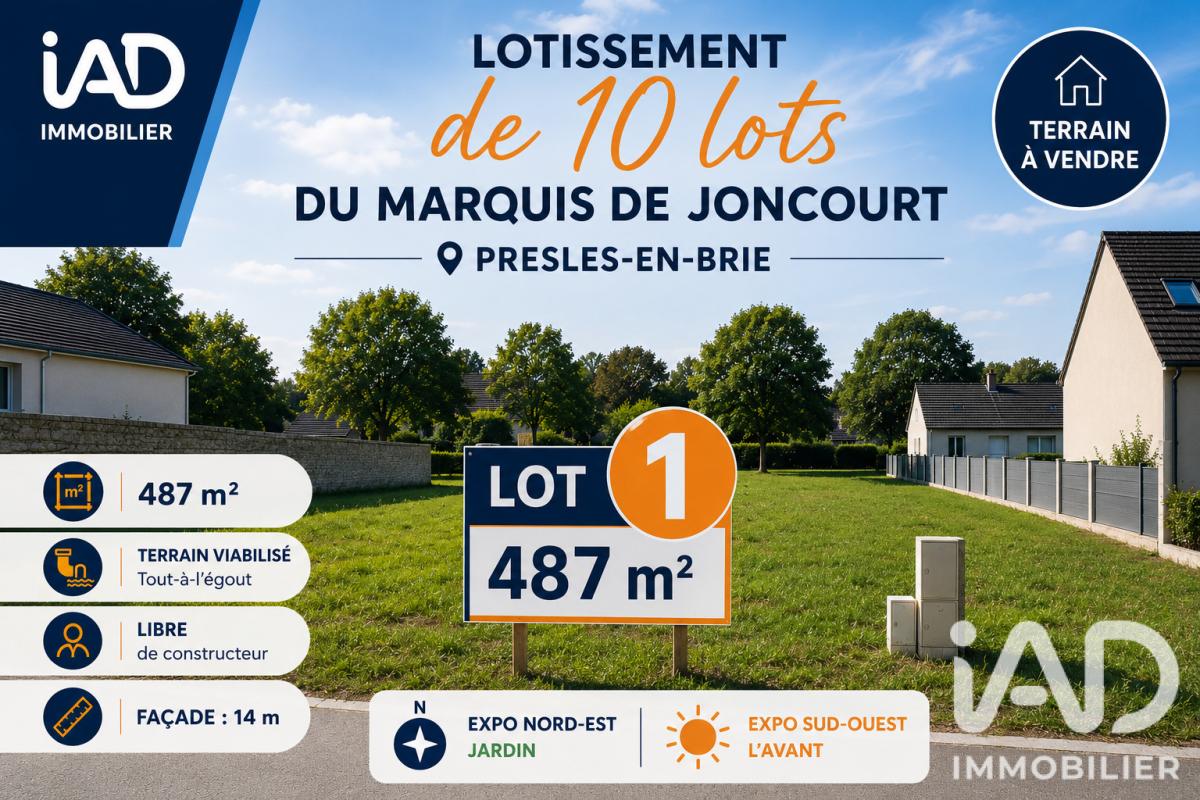 Terrain  Presles-en-Brie