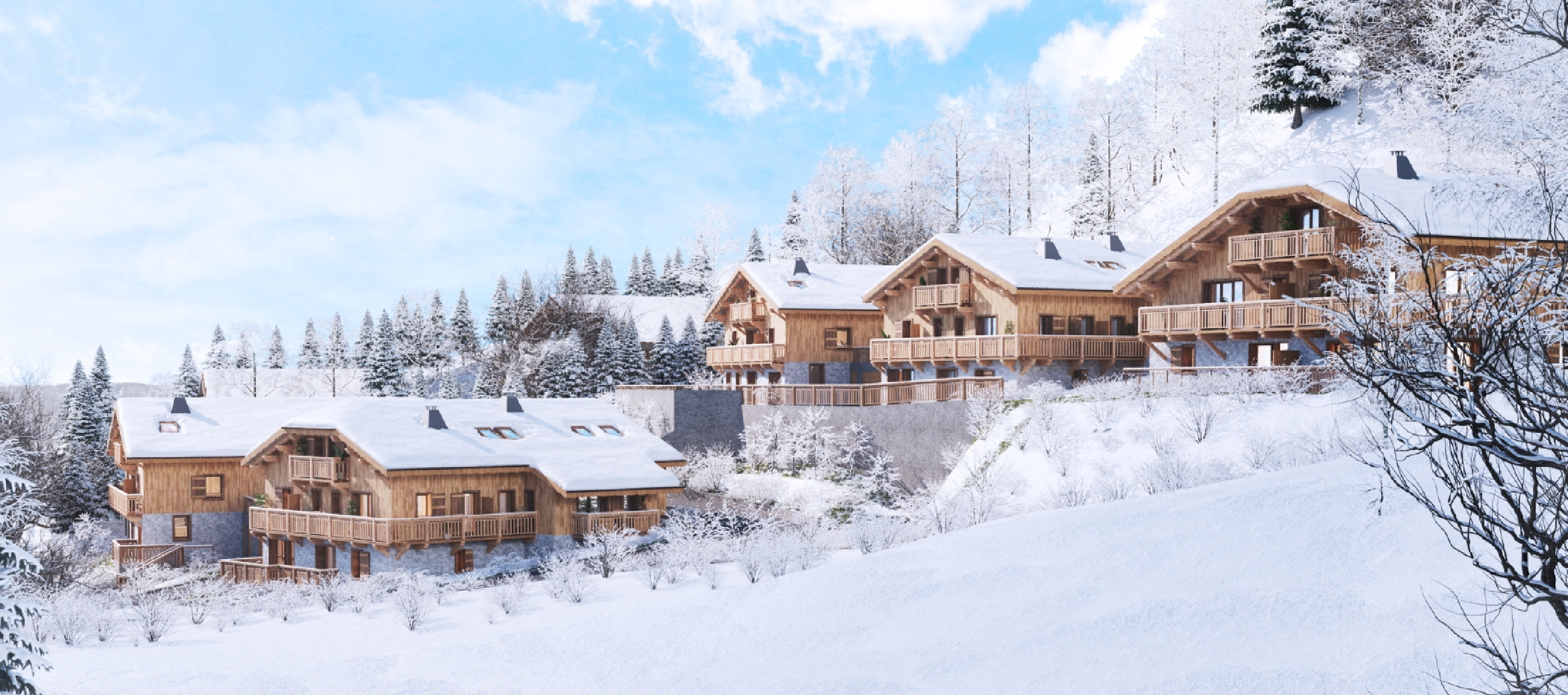 Une résidence confidentielle avec vue dégagée à Samoëns