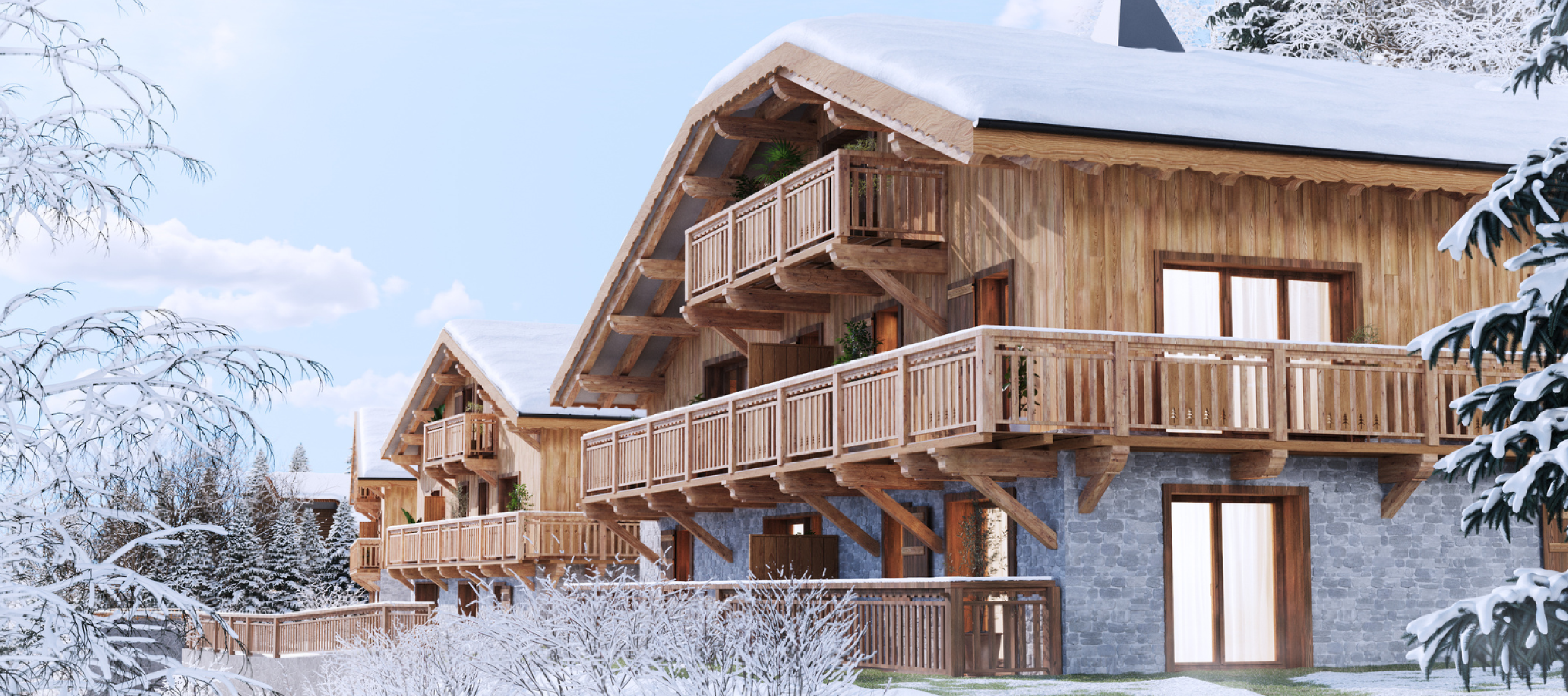 Une résidence confidentielle avec vue dégagée à Samoëns