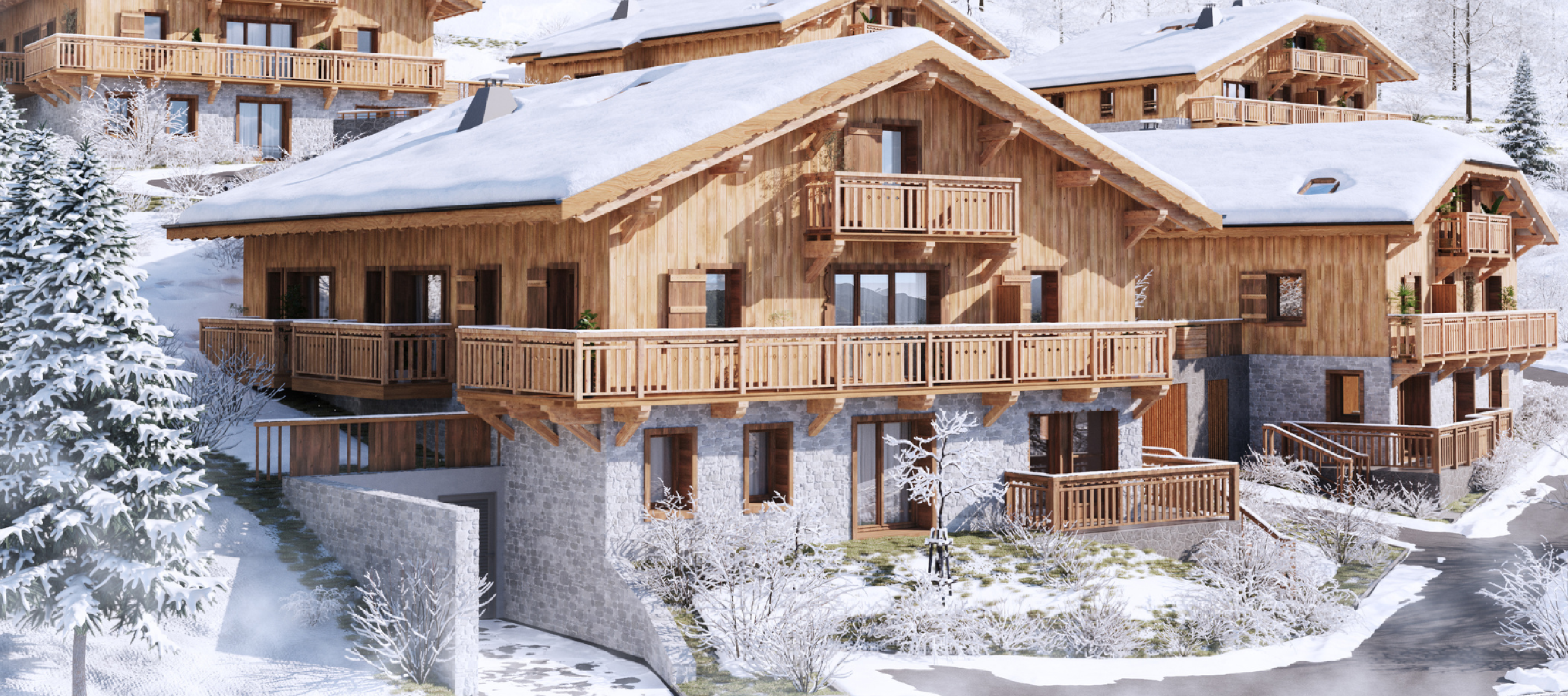 Une résidence confidentielle avec vue dégagée à Samoëns